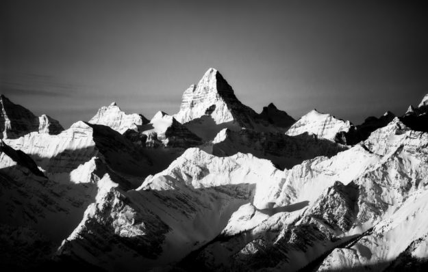 Mt. Assiniboine “Long Shadows, Tall Peaks” Photo: Paul Zizka